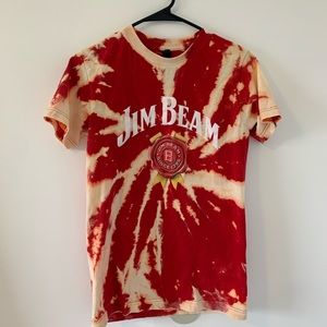 Jim beam bleach dye tee